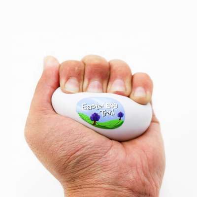 Promotional gifts custom egg shape stress reliever ball for hand therapy