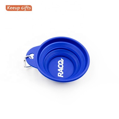 blue adjustable portable travel modern cat drinking dog bowl biodegradable feeding silicone plastic pet bowl stand